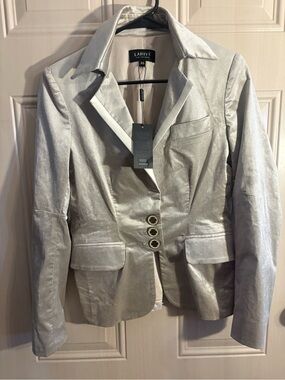 LA HIVE Women’s blazer button jacket XS NWT Preppy Work Business